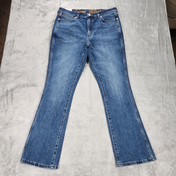 Wrangler Denim - Wrangler Lainey Wilson Jeans Womens 33x34 Blue High Rise Bootcut Boot Hugger